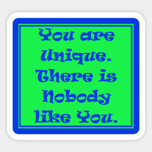 Unique Extraordinary Friendship Quote Sticker